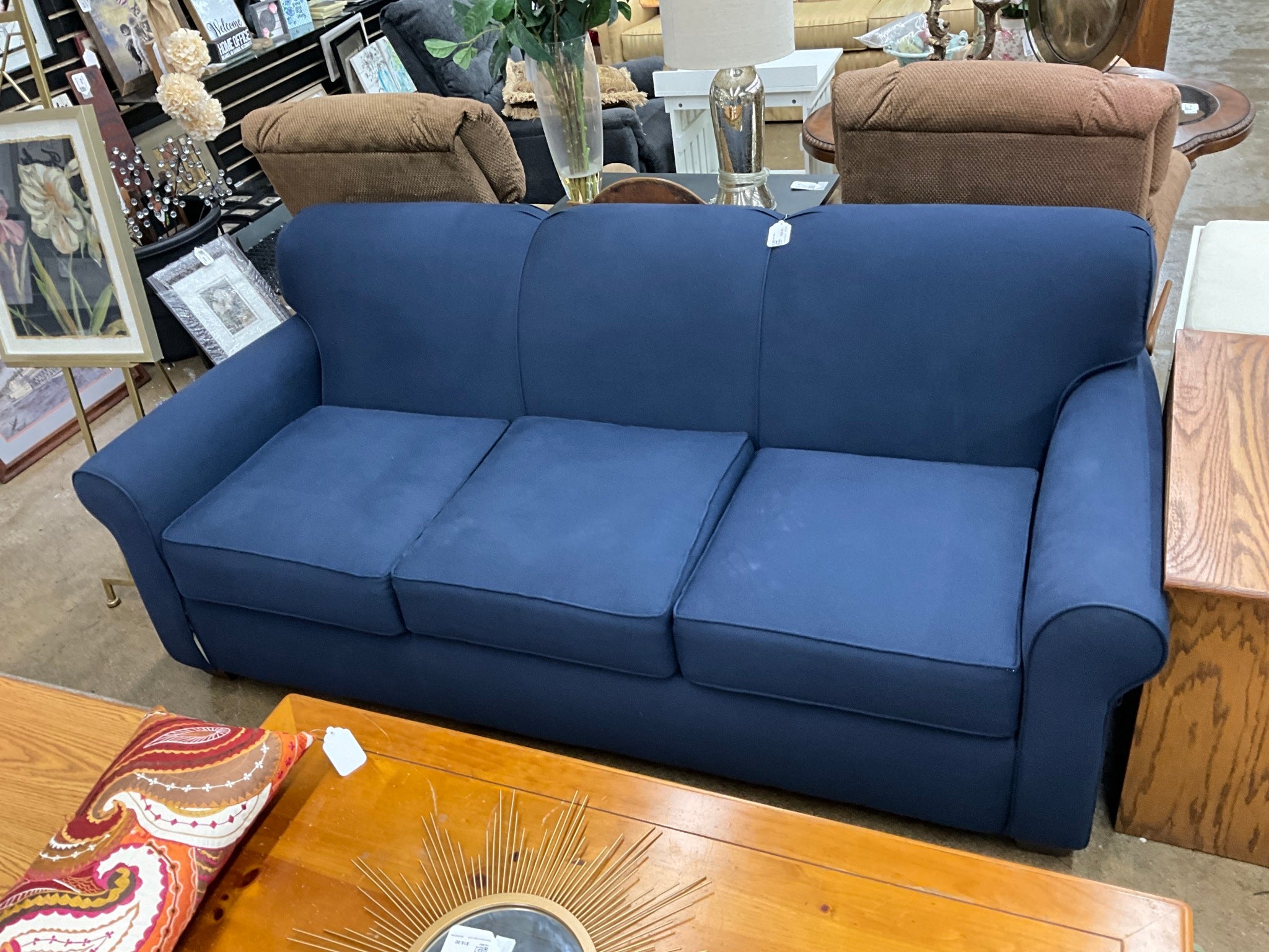 Navy Sofa